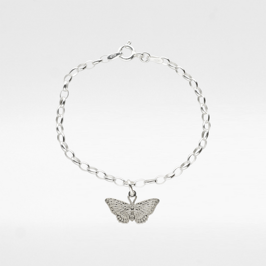 Butterfly Belcher Charm Bracelet