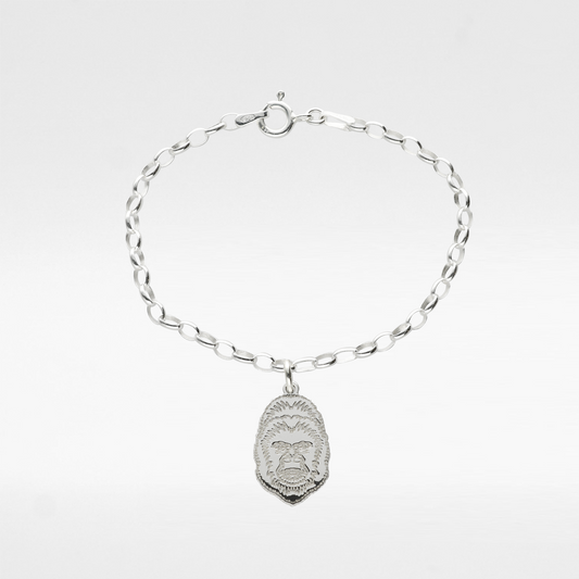 Gorilla Belcher Charm Bracelet