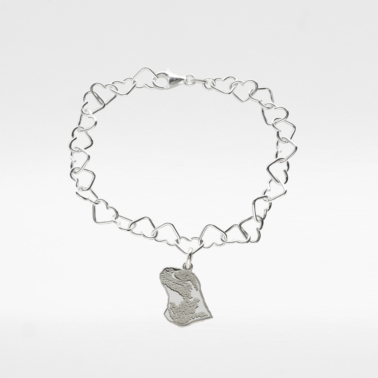 Komodo Heart Charm Bracelet