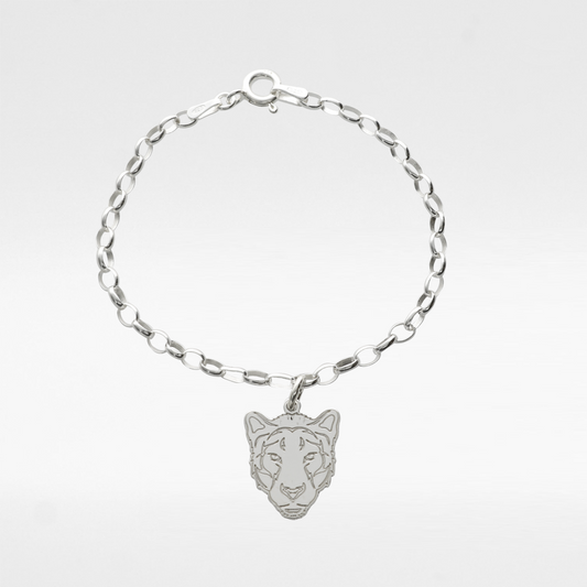 Panther Belcher Charm Bracelet