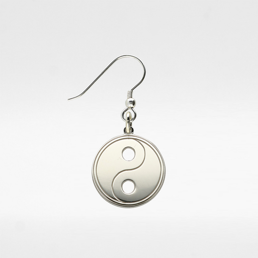 Sterling Silver Yin Yang Earring